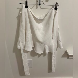 TCEC White Tie Mini Skirt